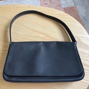 Coach East West Flap Whitney 9179 Black Leather Hobo Bag